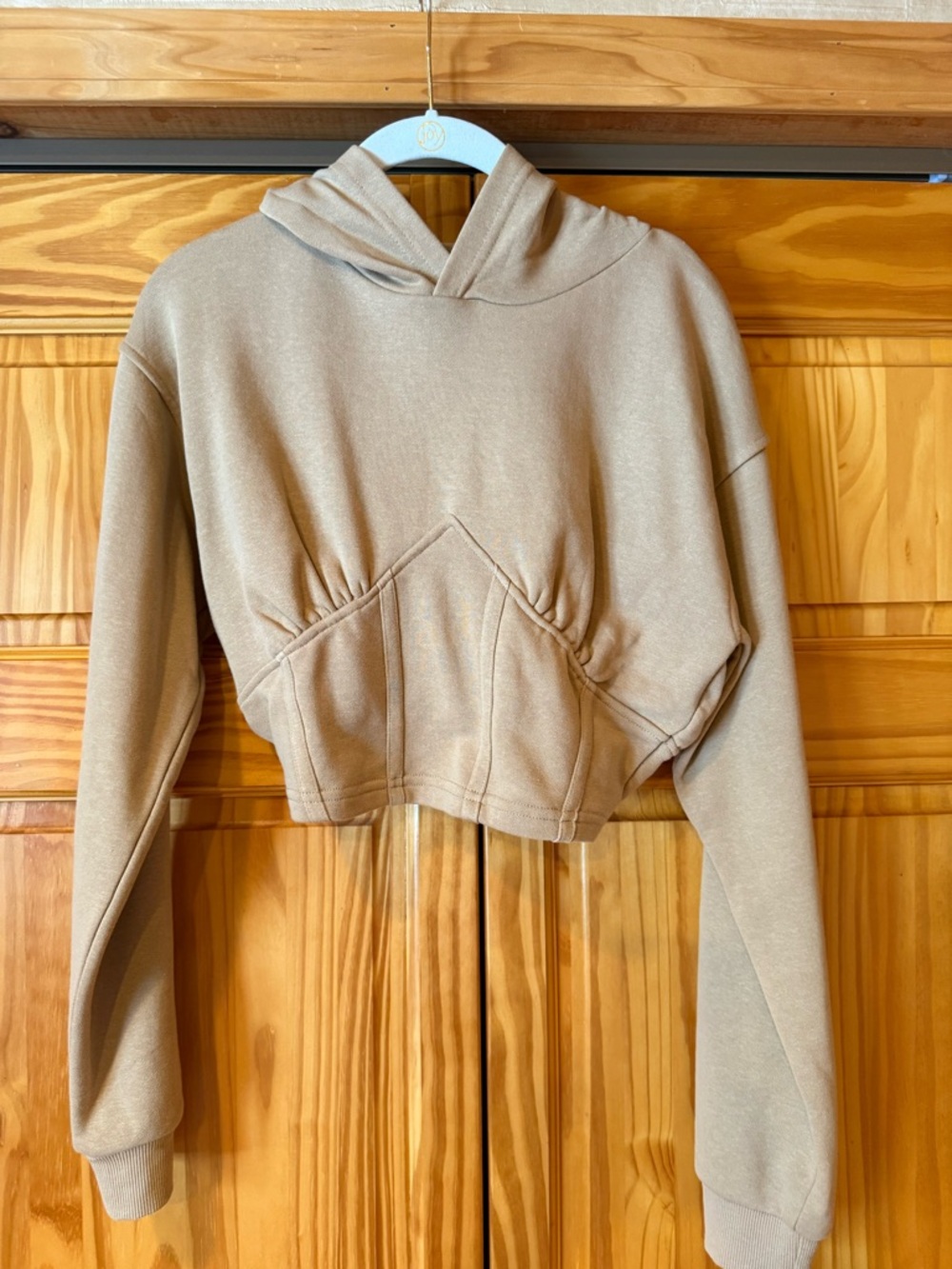 Forever 21 long sleeve crop hoodie